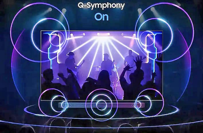Samsung Q-Symphony Promo Image
