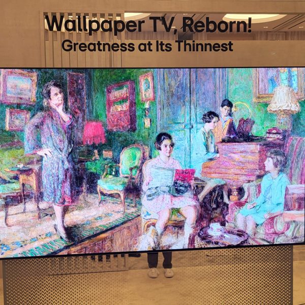 LG W6 Wallpaper TV at CES 2026