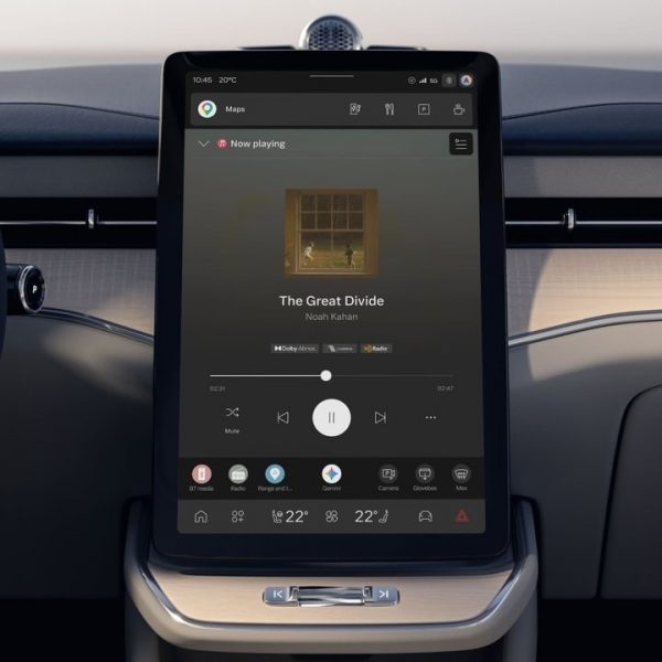 2027 Volvo ES90 Center Display Apple Music Dolby Atmos