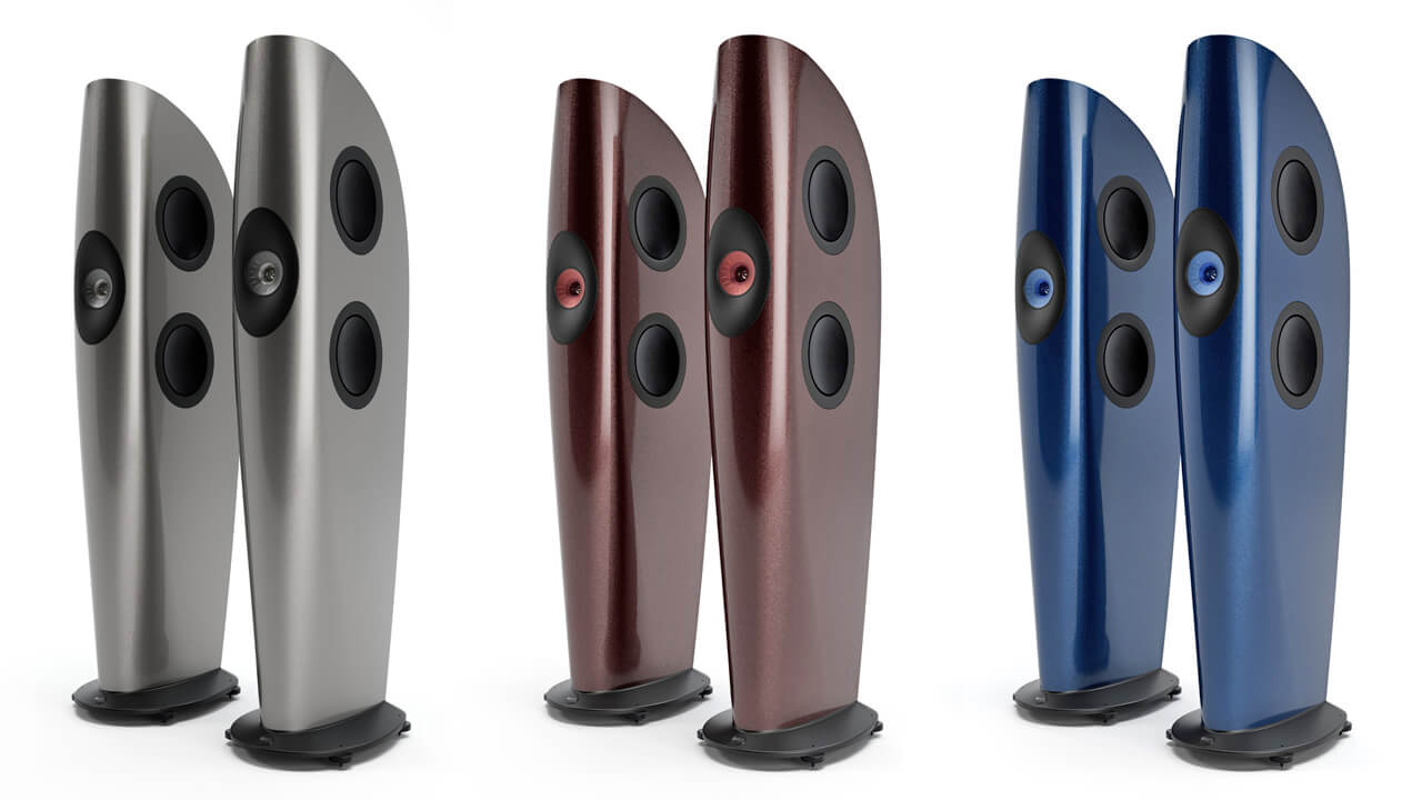 KEF Blade META One Grigio, Garnet, Sapphire Color Finish