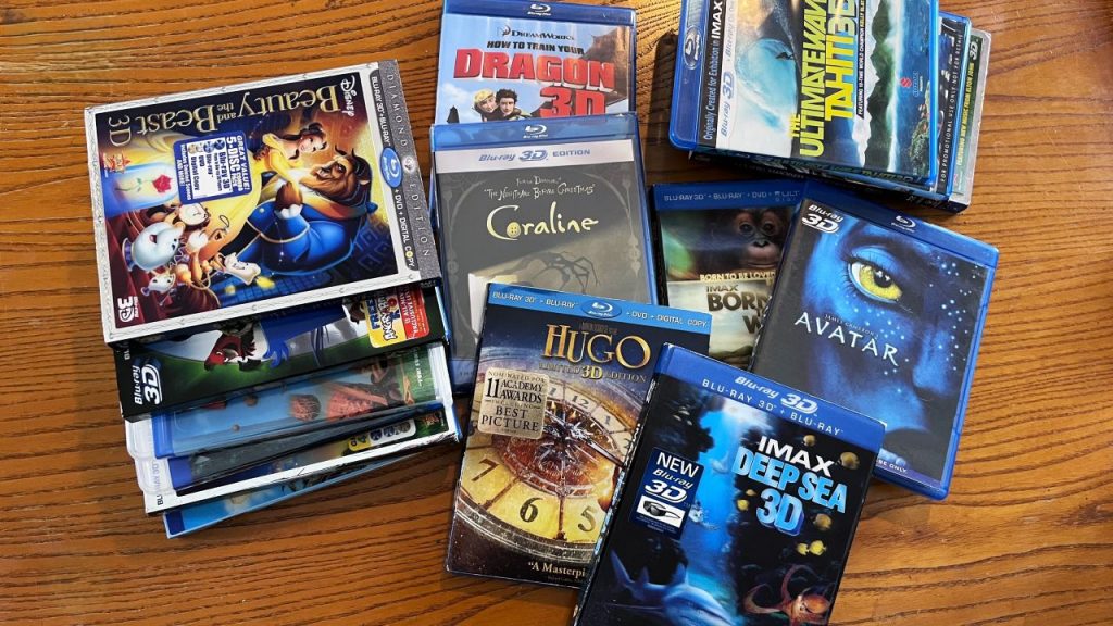 My 3D Blu-ray Disc Collection