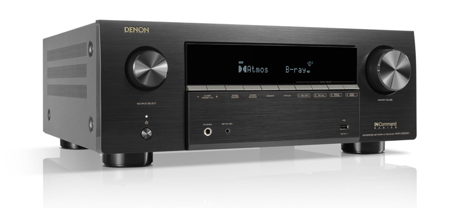 Denon AVR-X3900H Angled 900px