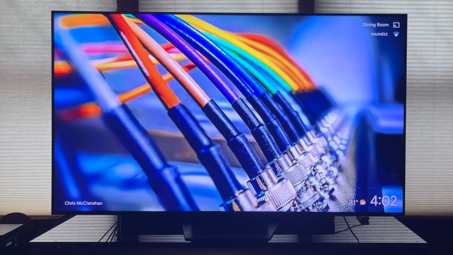 2026 Hisense UR9 RGB MiniLED TV Front 65-inch
