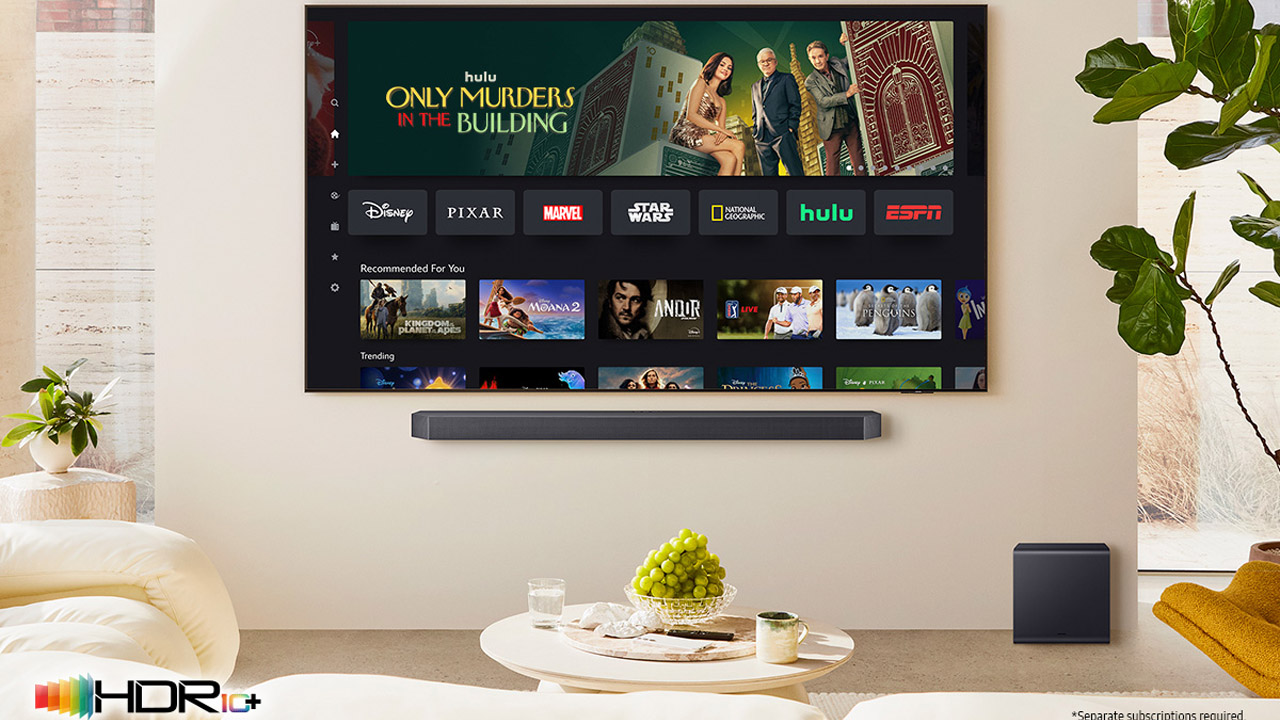 Hulu on Samsung QN90F TV in HDR10+