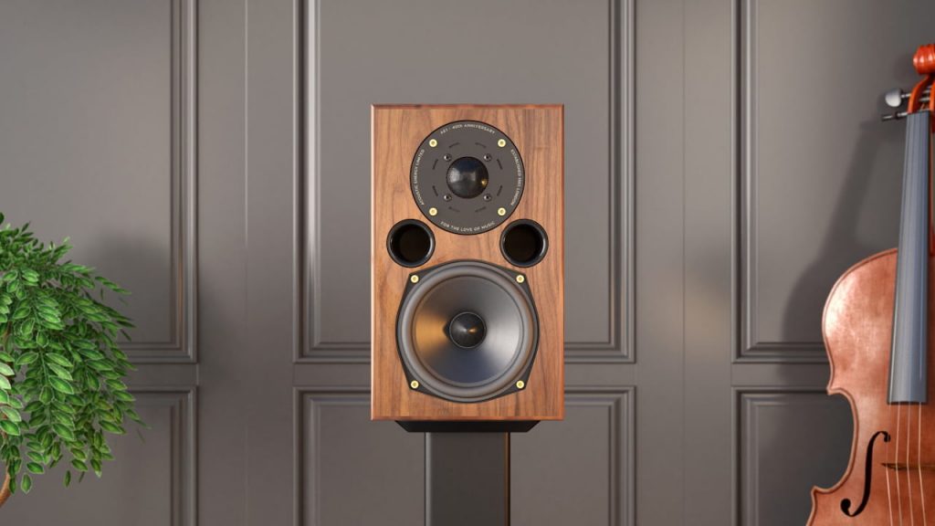 Acoustic Energy AE1 40th Anniversary Stand-mount Speaker Walnut Front