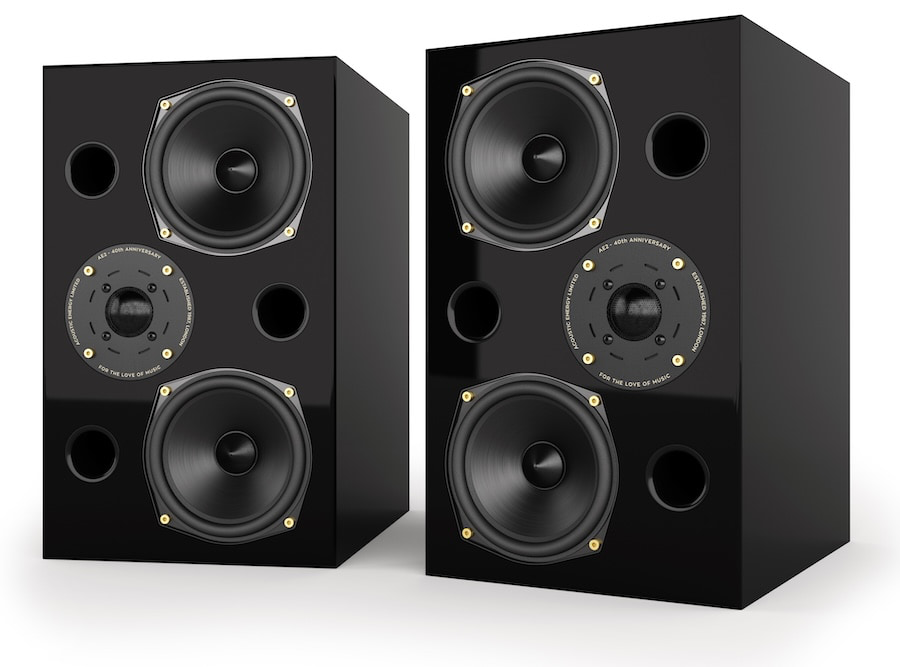 Acoustic Energy AE2 40th Anniversary Loudspeakers in black
