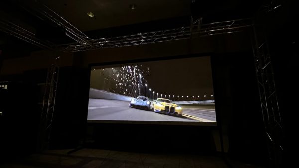 Alcon Audio 11.8.6 Home Theater System at Southwest Audio Fest 2026 showing F1