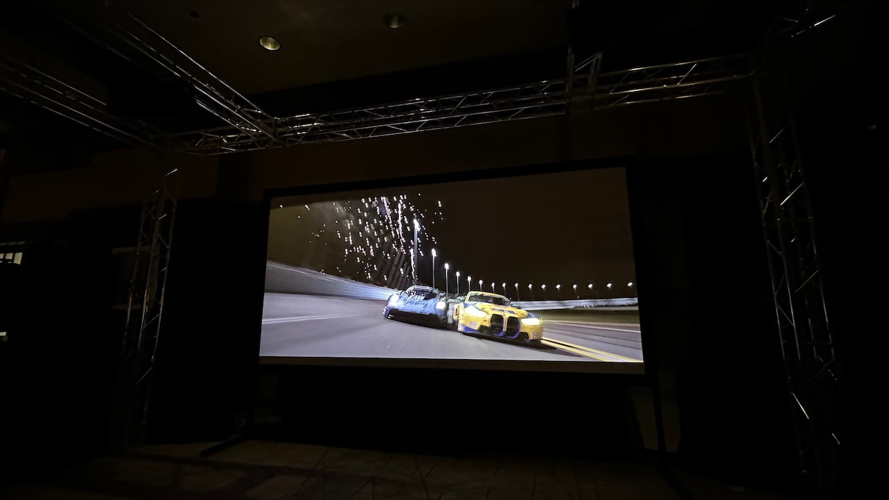 Alcon Audio 11.8.6 Home Theater System at Southwest Audio Fest 2026 showing F1