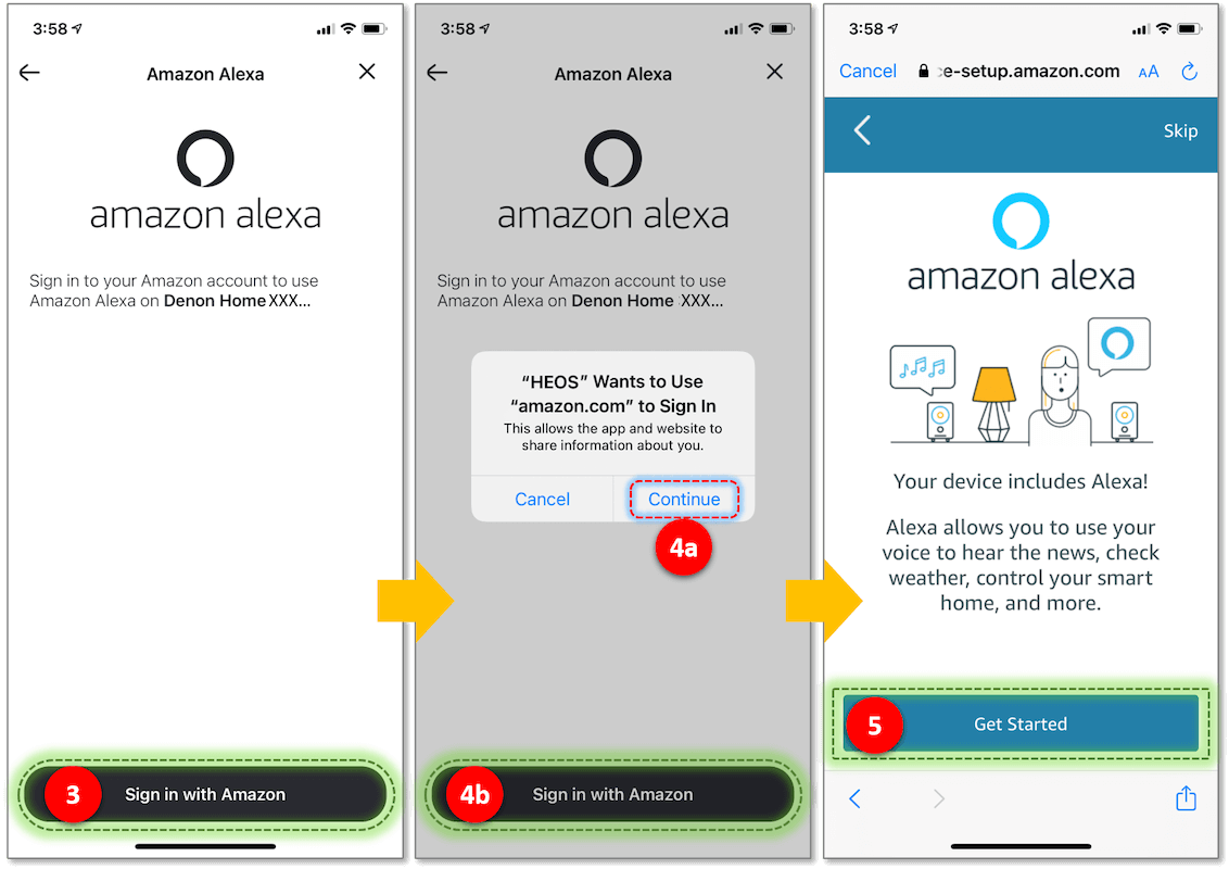 How to Setup Alexa with HEOS