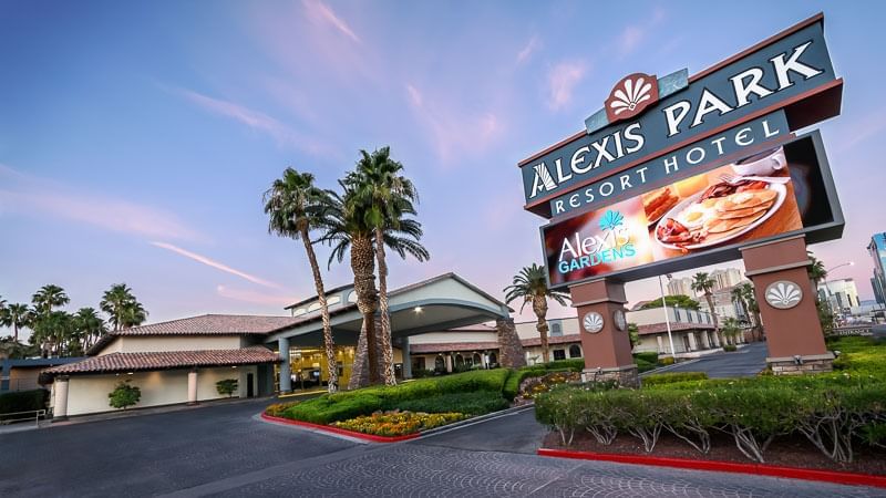 Alexis Park Resort in Las Vegas Marquee
