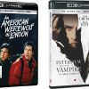 An American Werewolf in London and Interview with the Vampire 4K UHD Blu-ray Discs