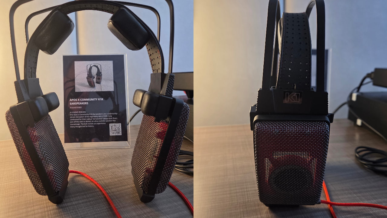 Apos x Community K1K Earspeakers at AXPONA 2026