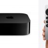 2022 Apple TV 4K with remote in-hand