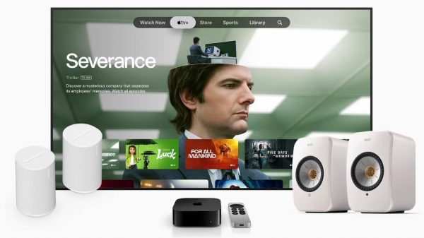 AppleTV 4K with Sonos and KEF AirPlay 2 Wireless Speakers