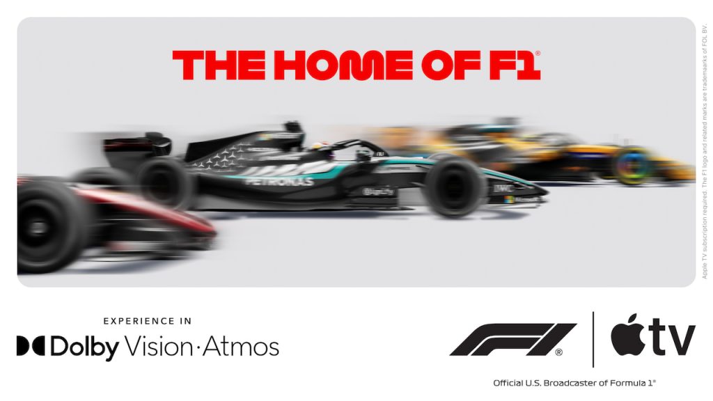 Watch Formula 1 on Apple TV in Dolby Vision and Atmos