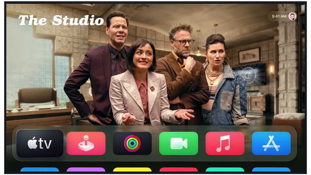 Apple tvOS Homescreen
