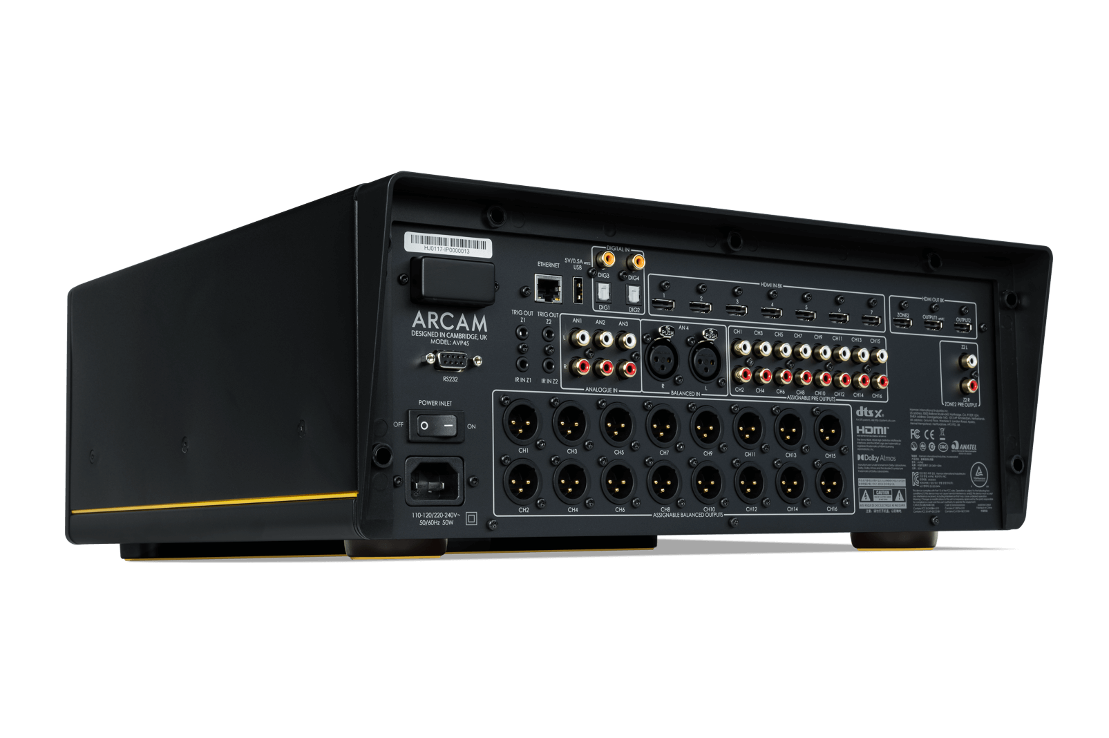 arcam-radia-avp45-connection-panel