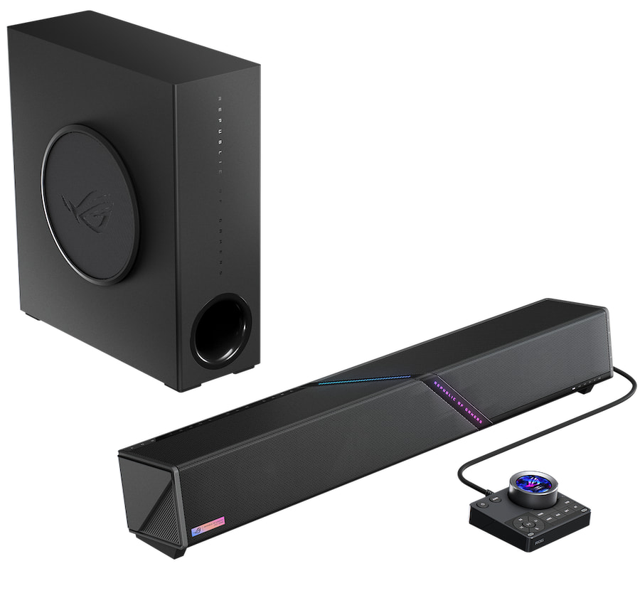 asus-rog-gjallar-gaming-soundbar-angle
