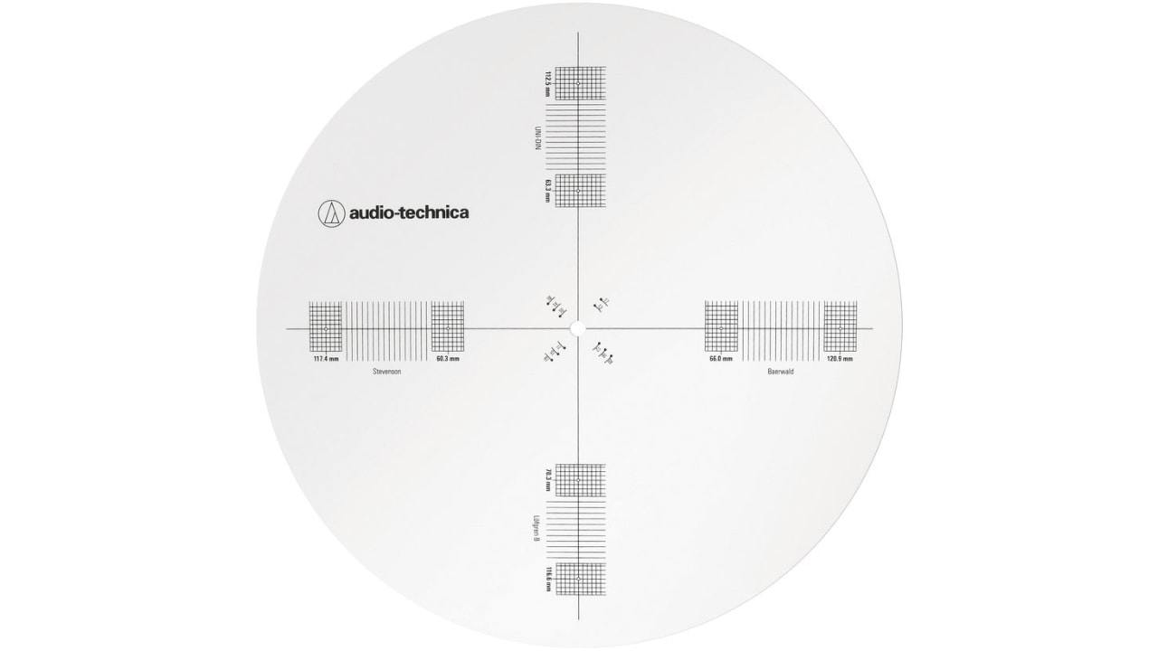 Audio-Technica AT-CAP4 Multi-Function Cartridge Alignment and Stroboscope Disc