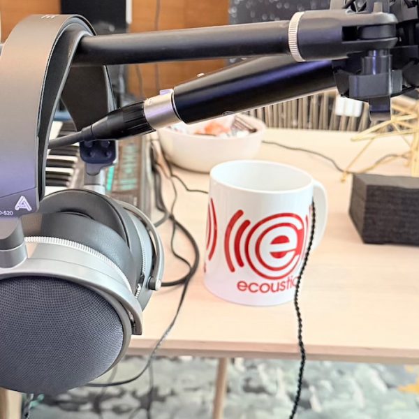 Audeze LCD-S20 Headphones in the eCoustics Podcast Lounge at AXPONA 2026