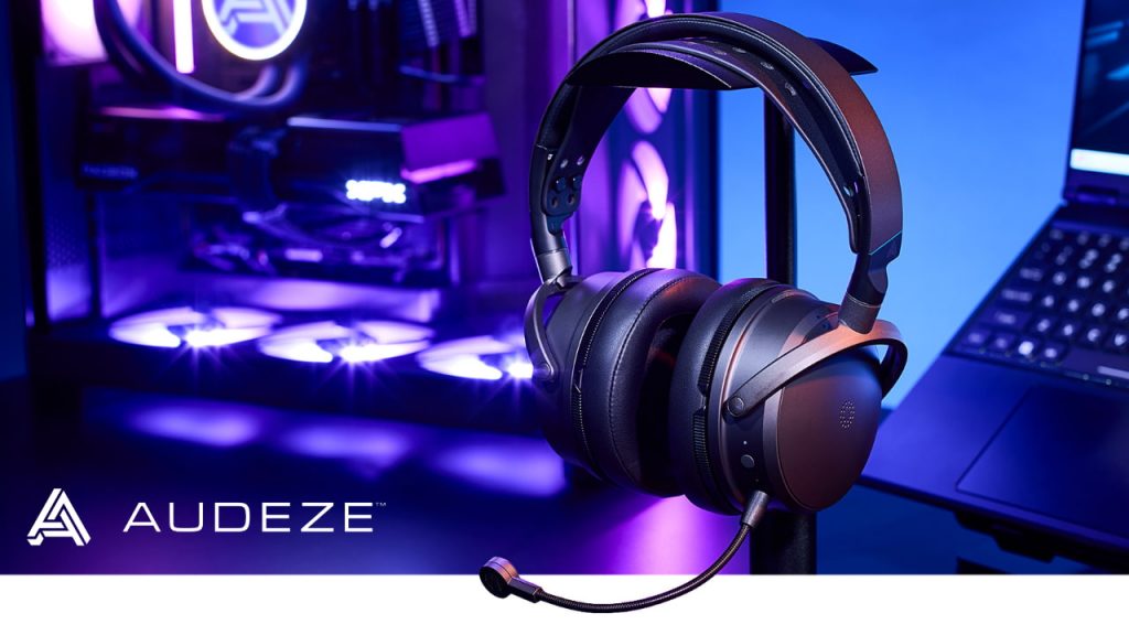 2026 Audeze Maxwell 2 Gaming Headset on Stand