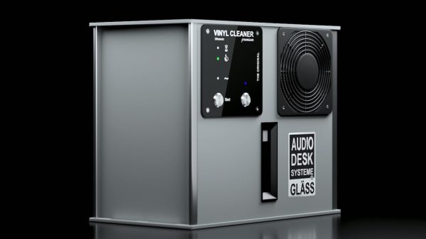 Audio Desk Systeme Glass Vinyl Cleaner Premium Gray Angle