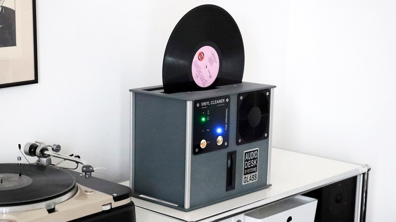 Audio Desk Systeme Glass Vinyl Record Cleaner Premium