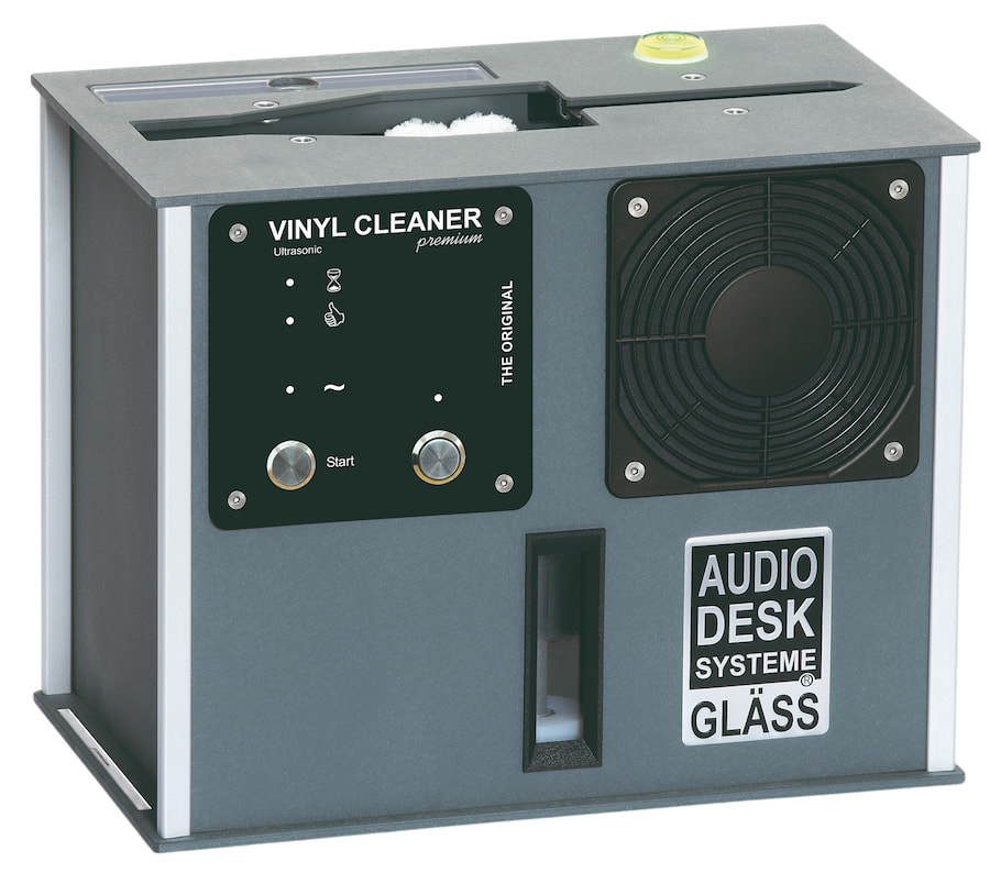 Audio Desk Systeme Glass Vinyl Record Cleaner Premium Front Angle