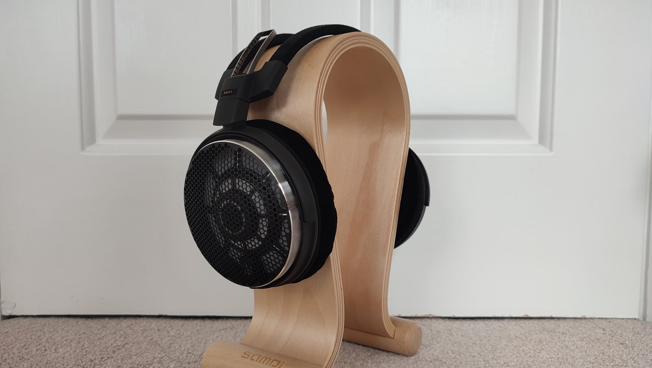 Audio-Technica ATH-ADX7000 headphones on stand