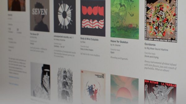 Bandcamp Screenshot