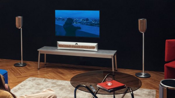 Bang & Olufsen Premiere Soundbar Angle Lifestyle