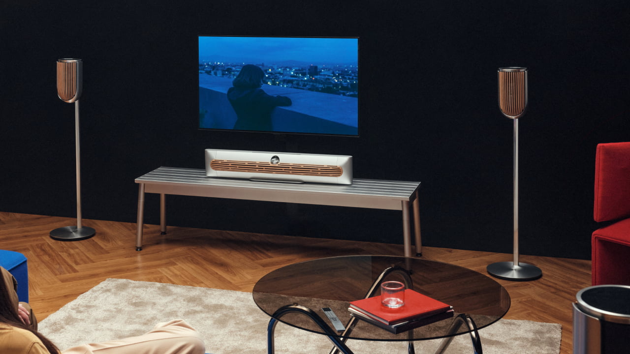 Bang & Olufsen Premiere Soundbar Angle Lifestyle