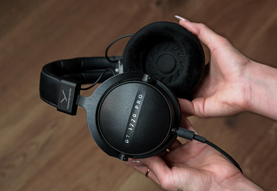 Beyerdynamic 1770 Pro MKII Studio Headphones in hand