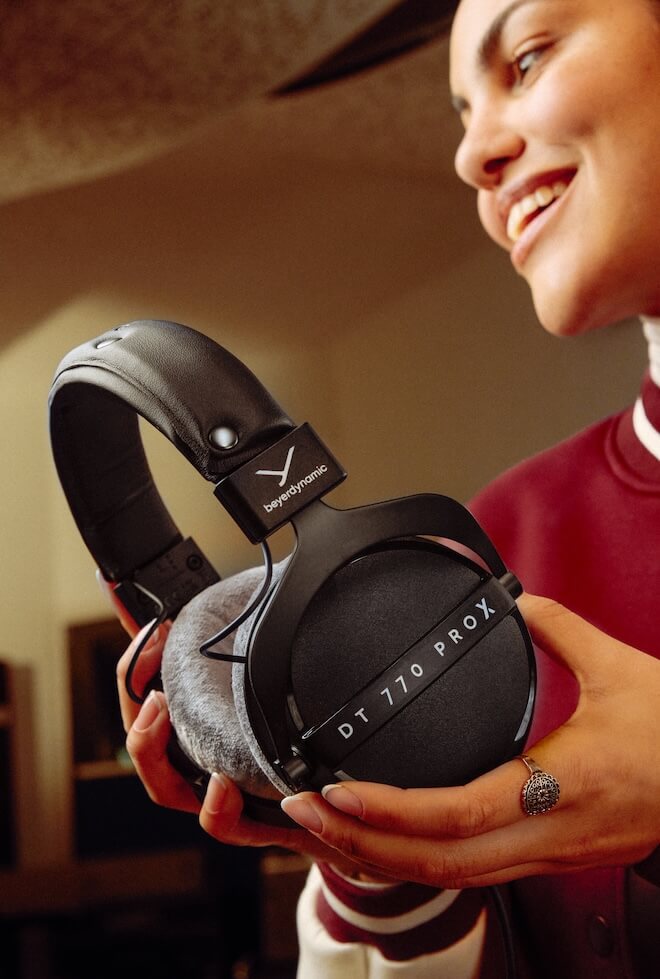 Beyerdynamic DT 770 Pro X Closed-back Studio Headphones In-hand
