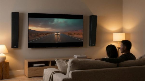 Bic OWT65 On-Wall Speakers Vertical
