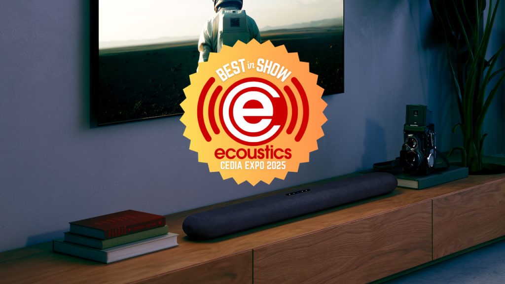 Bluesound Pulse Cinema Soundbar wins eCoustics Best in Show Award at CEDIA Expo 2025