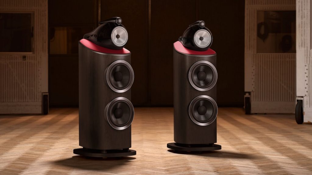Bowers & Wilkins 801 Abbey Road Limited Edition Loudspeakers Pair Front Angle