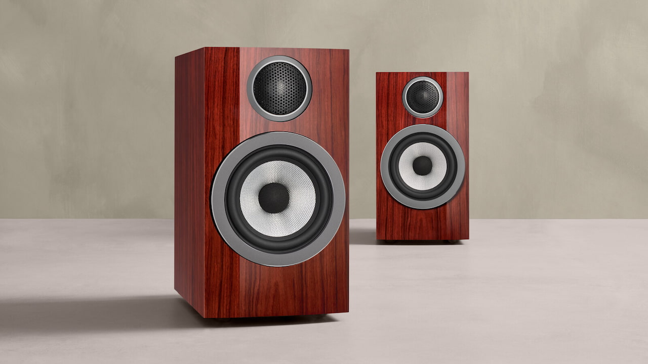 Bowers & Wilkins 707 Prestige Edition Speakers Pair in Santos Gloss Front