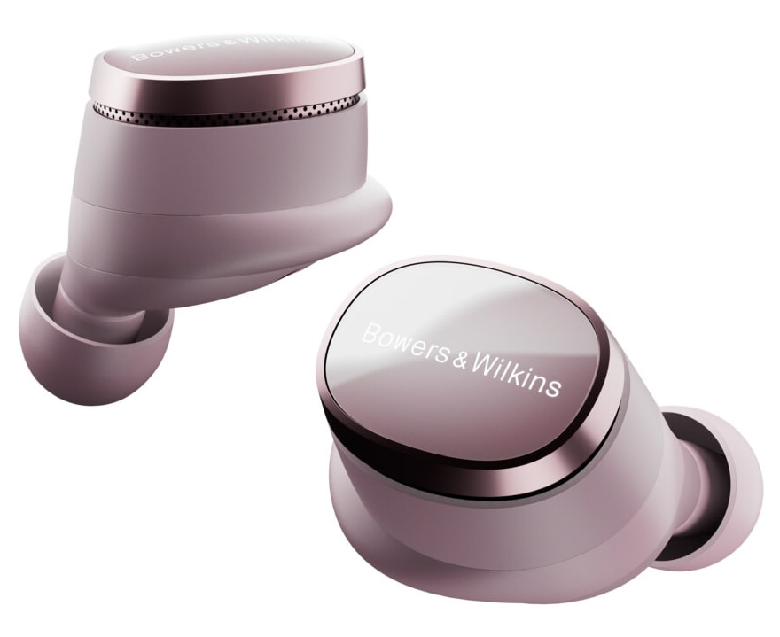2026 Bowers & Wilkins Pi8 wireless earbuds in Pale Mauve color