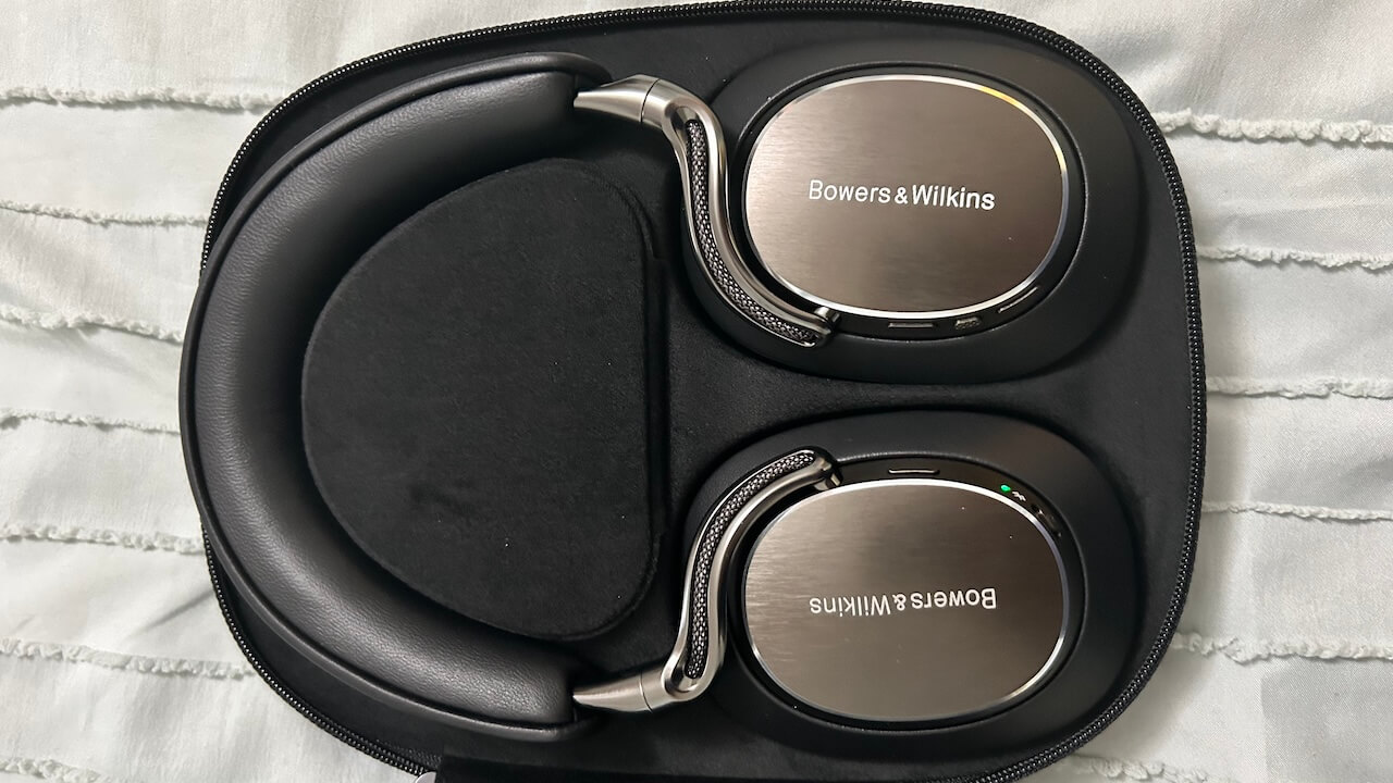 Bowers & Wilkins Px8 S2 Wireless Headphones Inside Case Side