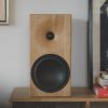 Buchardt E50S Passive Bookshelf / Stand-mount Speaker Lifestyle in Natural Oak