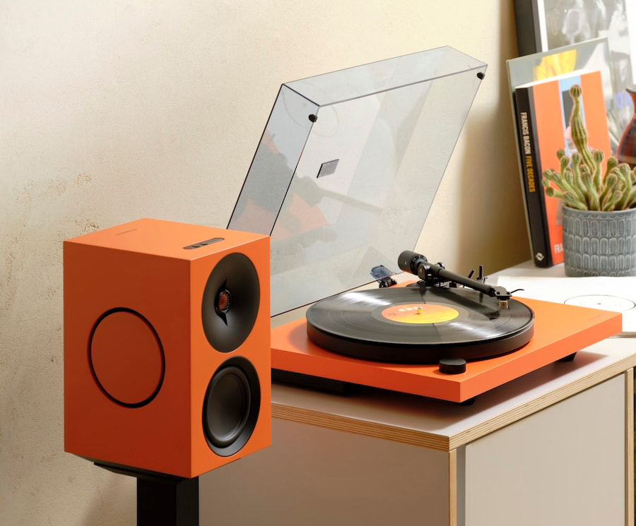 cambridge-audio-spira-1-turntable-orange-lifestyle
