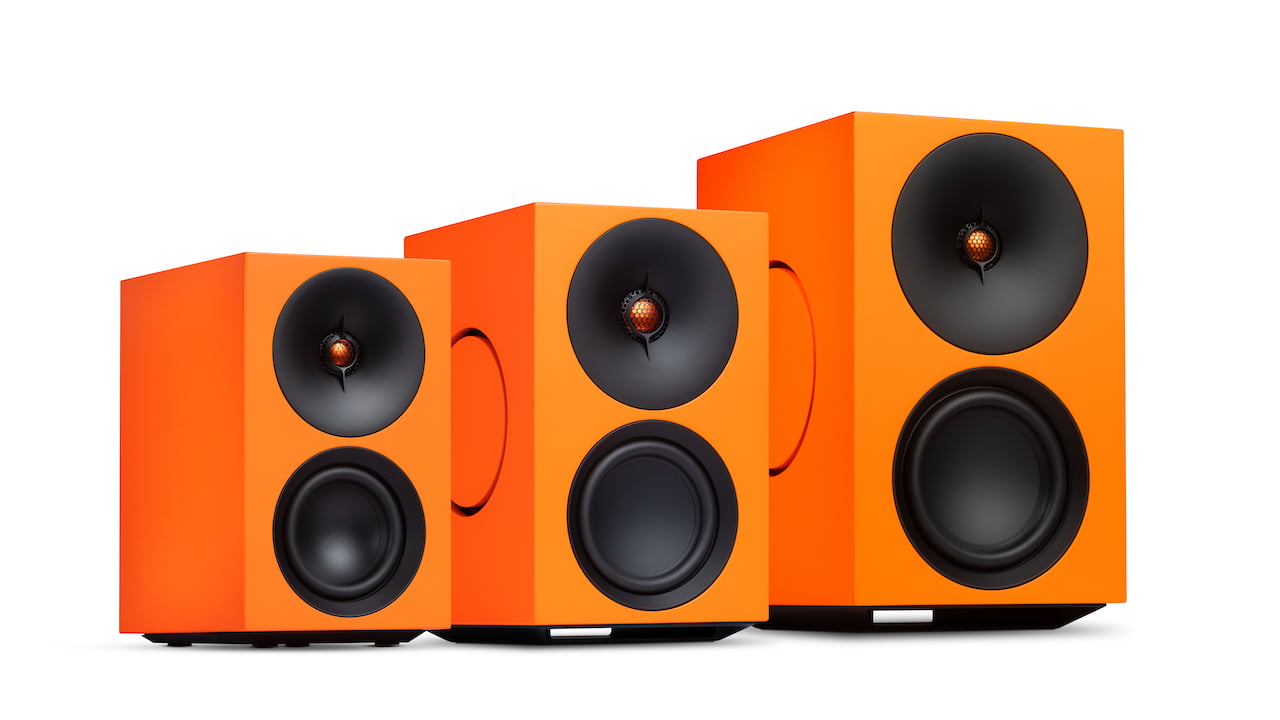 Cambridge Audio L/R S, L/R M, L/R X Active Wireless Speakers Orange