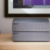 Cambridge Audio MXW70 Amplifier atop MXN10 Streamer Lifestyle