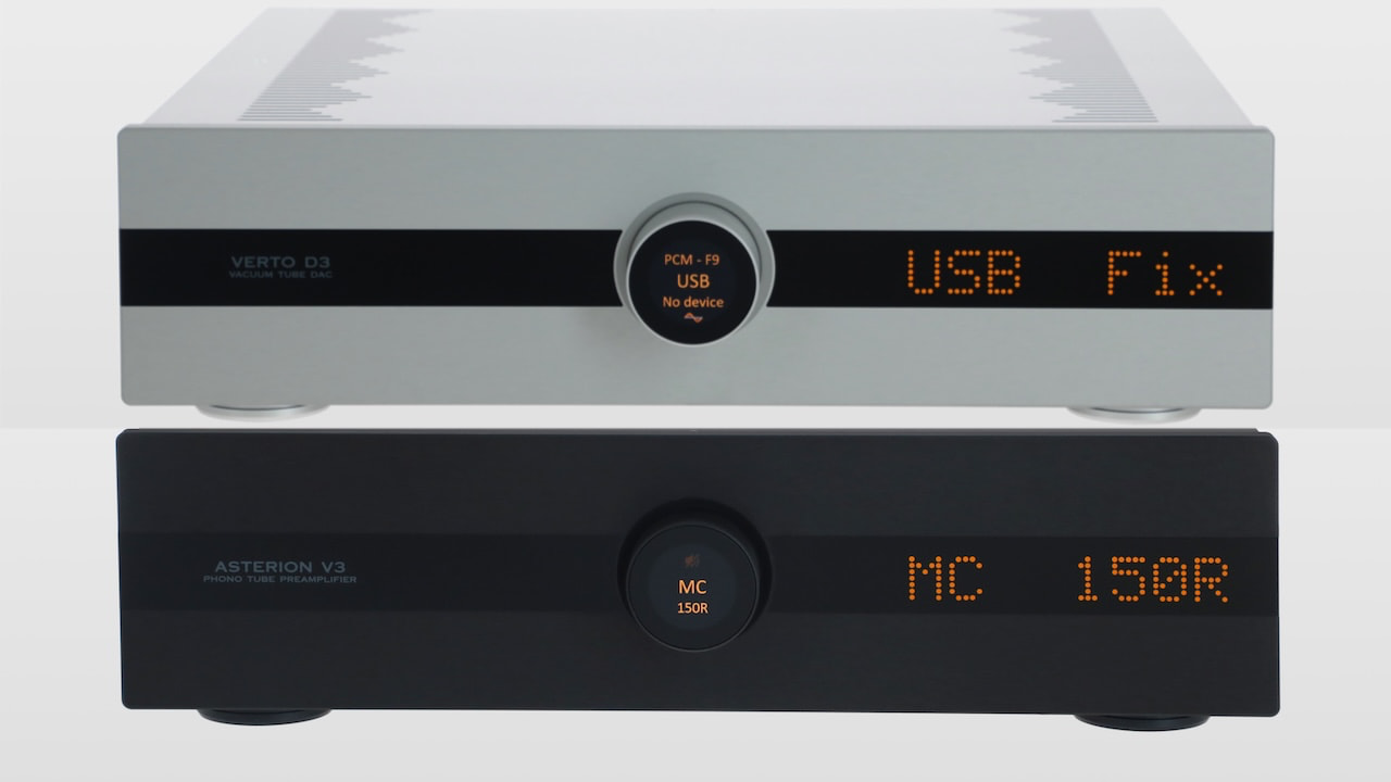 Canor Audio Asterion V3 Tube Phono Preamplifier and Verto D3 Tube DAC