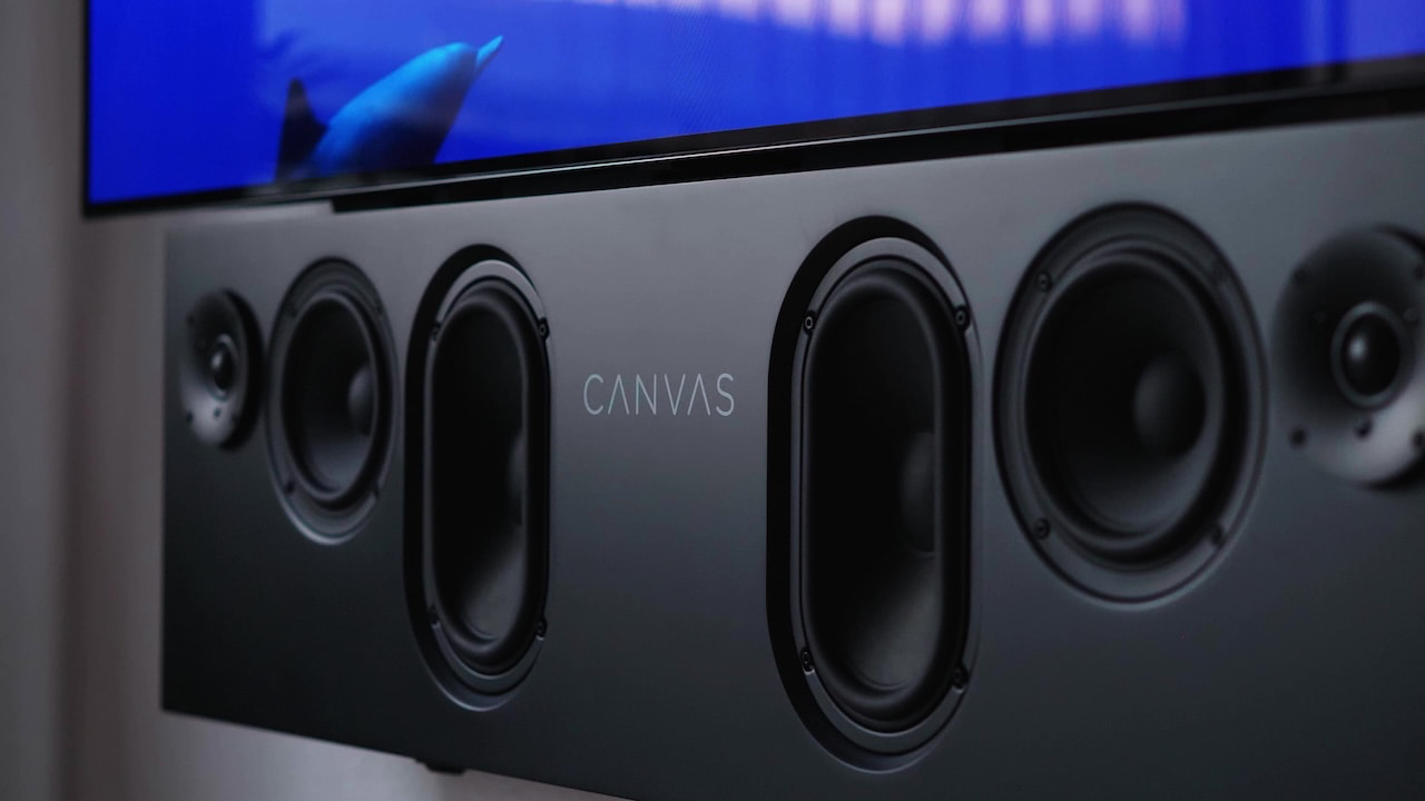 Canvas HiFi Soundbar Drivers No Grille