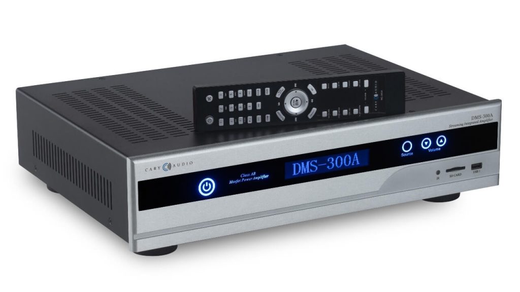 Cary Audio DMS-300A Streaming Amplifier Silver with Remote Control