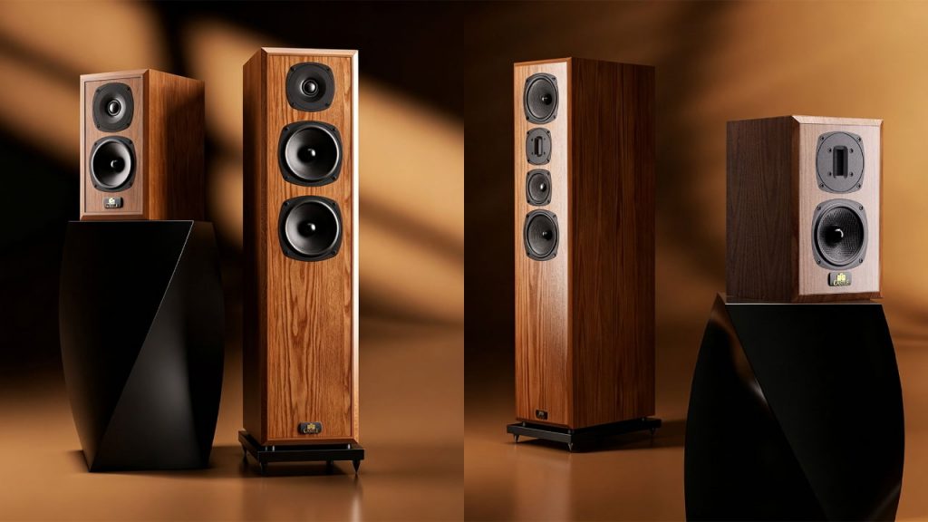 Castle Tintagel and Walmer Loudspeakers in Walnut