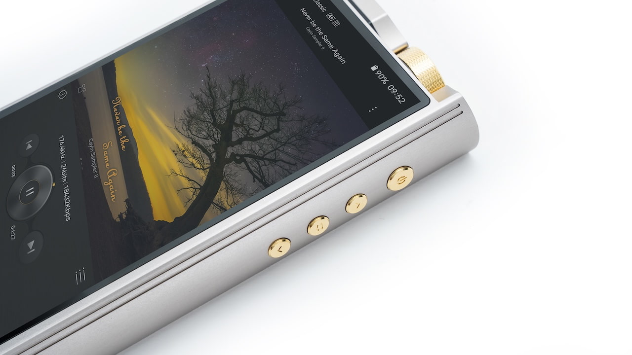 Cayin N8iii DAP Angle Side Buttons