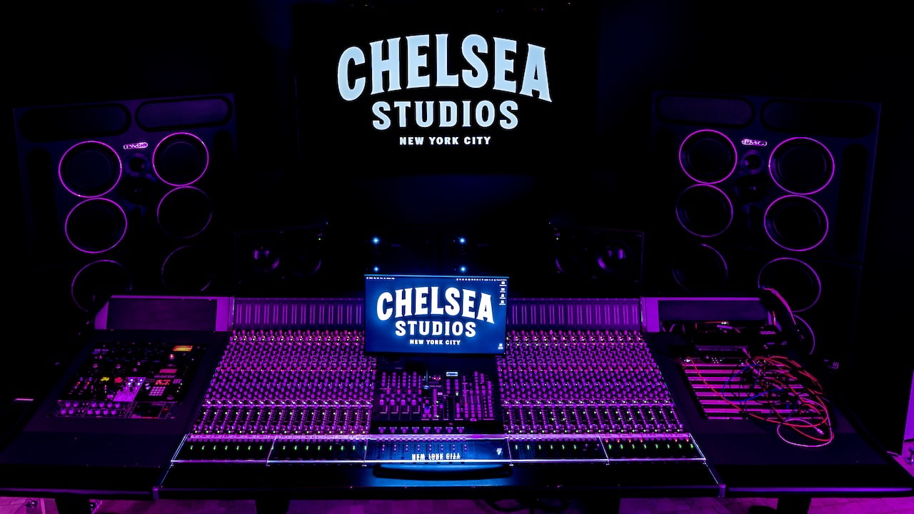 Chelsea Studio NYC Mixing Console